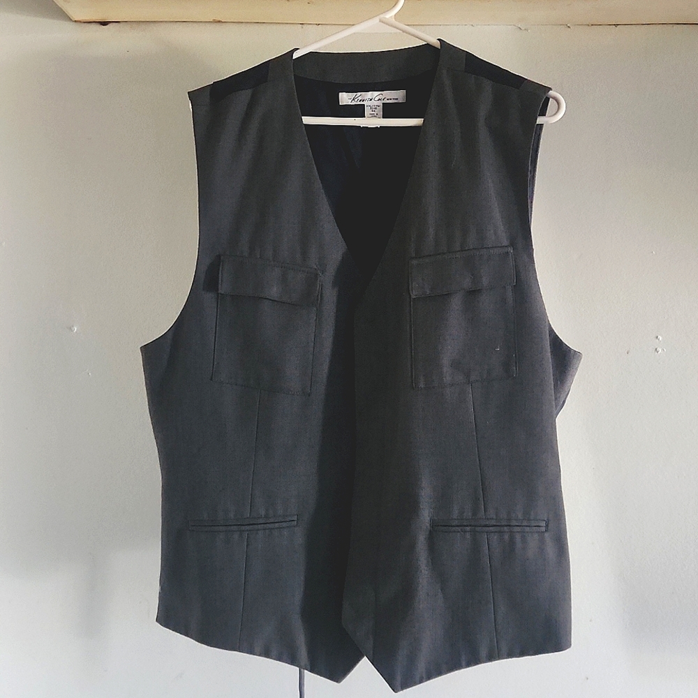 Kenneth Cole Mens 2XL Grey vest